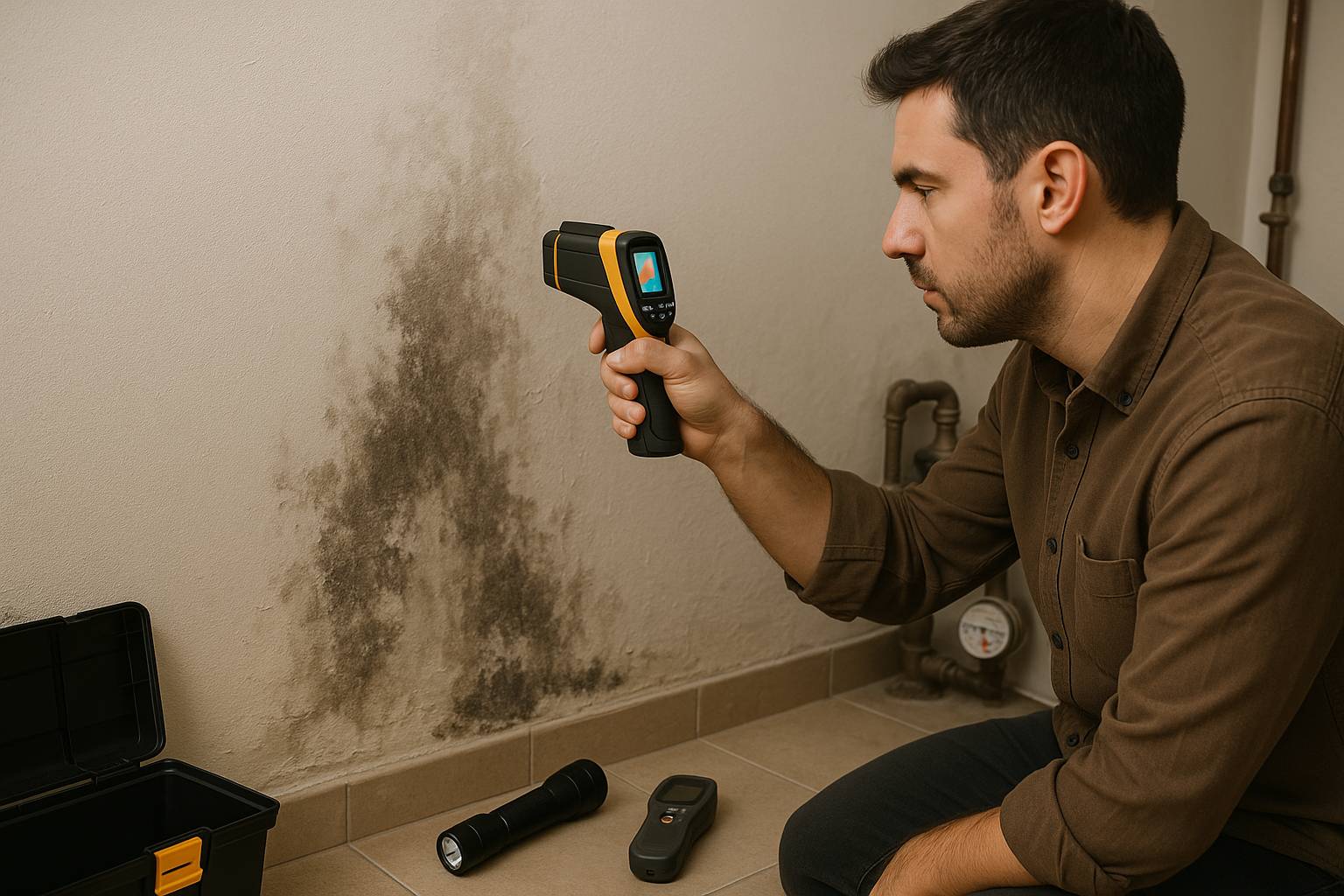 Cómo detectar una fuga de agua en la pared sin romper el yeso