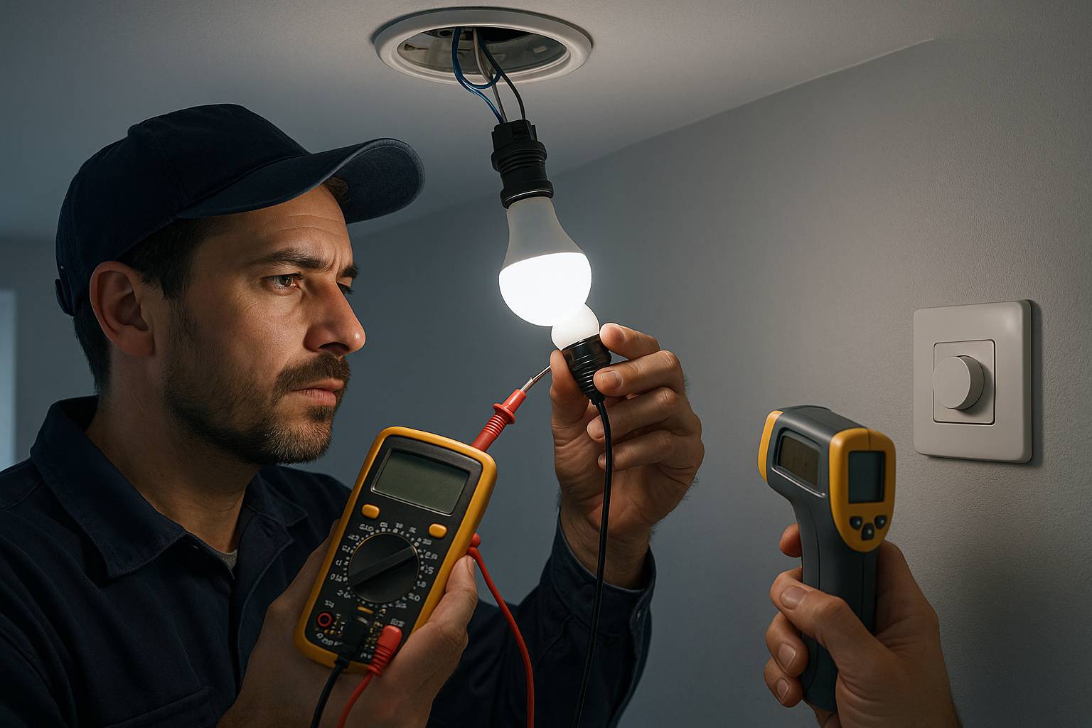 Por qué se apaga una bombilla LED al poco de encenderla