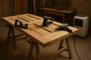 Cómo reparar una puerta hinchada por la humedad